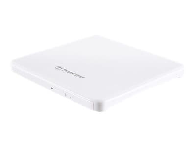 Transcend TS8XDVDS-W, Valkoinen, Työpöytä/Notebook, DVD±RW, USB 2.0, CD-R, CD-RW, DVD+R, DVD+RW, DVD-RAM, DVD-RW, 5 - 40 °C Valkoinen