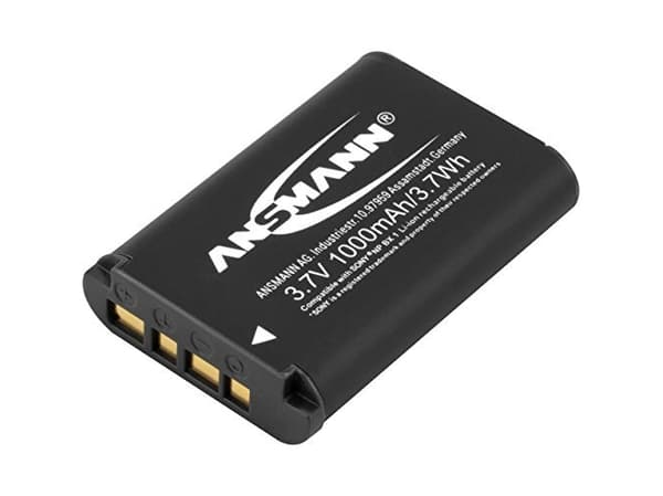 ANSMANN - Batteri - Li-Ion - 600 mAh - for Sony ZV-1, ZV-1F; Cyber-shot DSC-HX95, HX99, RX100, WX700; VLOGCAM ZV-1A, 1G