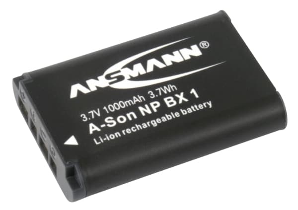 ANSMANN - Batteri - Li-Ion - 600 mAh - for Sony ZV-1, ZV-1F; Cyber-shot DSC-HX95, HX99, RX100, WX700; VLOGCAM ZV-1A, 1G