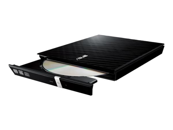 ASUS SDRW-08D2S-U LITE - Diskenhet - DVD±RW (±R DL) / DVD-RAM - 8x/8x/5x - USB 2.0 - extern - svart