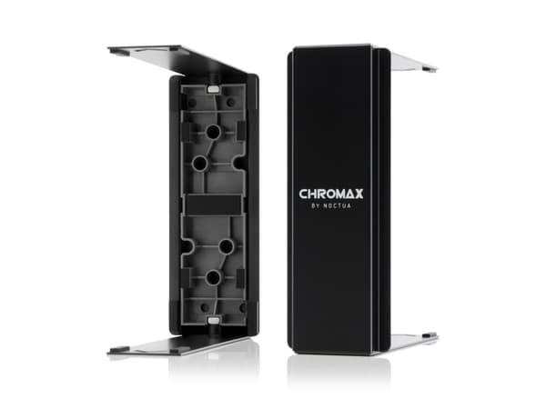 Noctua NA-HC2 chromax.black, Montering Sett, Aluminium, Sort, NH-U12S, NH-U12 SE-AM4, NH-U12S TR4-SP3, 1 stykker, 180 mm