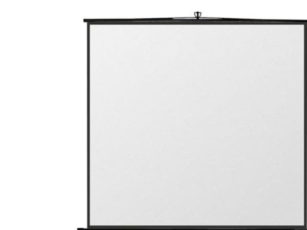 Reflecta CrystalLine Tripod - Projektorduk med stativ - 86.9" (220.6 cm) - 1:1 - Matte White - totalvit