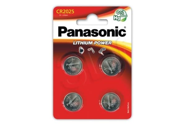 Panasonic Lithium Power CR-2025EL/4B - Batteri 4 x CR2025 - Li - 165 mAh