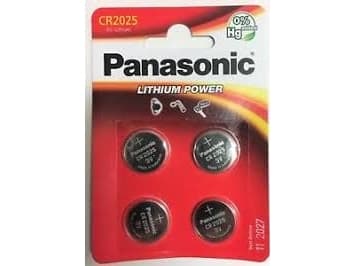 Panasonic Lithium Power CR-2025EL/4B - Batteri 4 x CR2025 - Li - 165 mAh