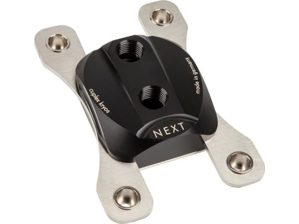 Aqua Computer 21703, Svart, Sølv, Water block, Væske, Acetal,Nickel, AM4, 1/4"