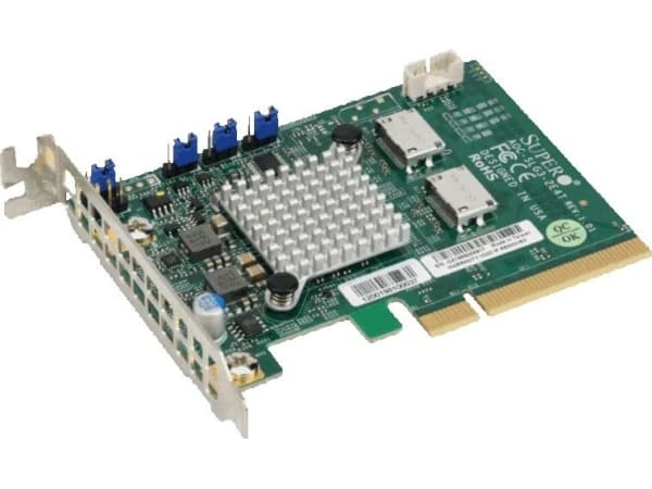 Supermicro AOC-SLG3-2E4T-O, PlayStation Network, PlayStation Network, Hankjønn, Grønn, Grå, Server, Passiv