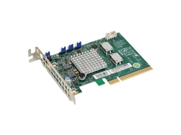 Supermicro AOC-SLG3-2E4T-O, PlayStation Network, PlayStation Network, Hankjønn, Grønn, Grå, Server, Passiv