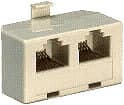 MicroConnect Y-ADAPTER - Nettverksplitter - RJ-11 (6 pin) (hann) til RJ-11 (6 pin) (hunn)