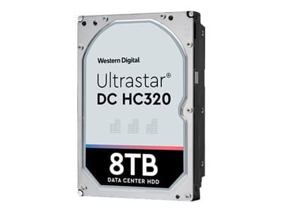 WD Ultrastar DC HC310 HUS728T8TALN6L4 - Hårddisk - 8 TB - intern - 3,5" - SATA 6Gb/s - 7200 rpm - buffert: 256 MB