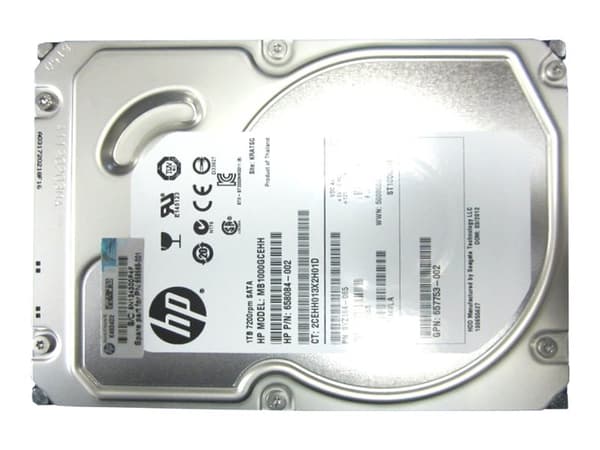 HPE Midline - Hårddisk - 1 TB - intern - 3,5" LFF - SATA 6Gb/s - 7200 rpm