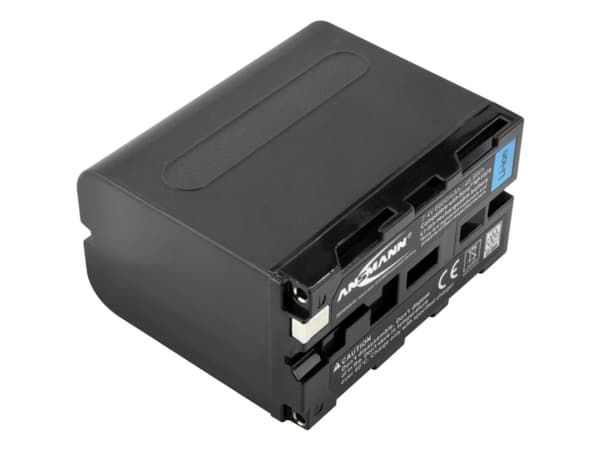 ANSMANN - Batteri - Li-Ion - 6600 mAh - 48.8 Wh - svart - for Sony HVR-V1P, Z1J, Z7J; NXCAM HXR-NX100, NX200, NX5R, NEX-FS100, FS700; XDCAM PXW-Z150