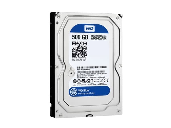 WD Blue WD5000AAKX - Hårddisk - 500 GB - intern - 3,5" - SATA 6Gb/s - 7200 rpm - buffert: 16 MB