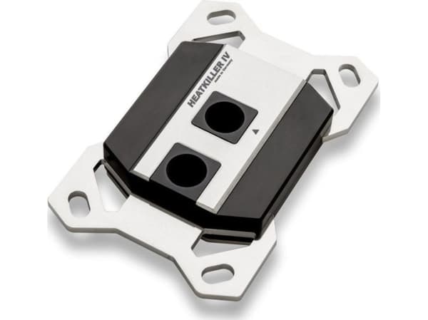 Watercool Heatkiller IV Pro AMD - black copper, Vattenblock, Akryl, Nickel, Rostfritt stål, Svart, Silver, Uttag AM4, AM5-sockel, 66 mm, 59 mm