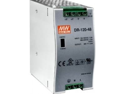PLANET PWR-120-48, 120 W, 100 - 240 V, 50 - 60 Hz, 2.25 A, Over-spenning (volt), Overoppheting, Overbelastning, Kortslutning, Ul508, TUV EN60950-1