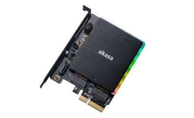 Akasa AK-PCCM2P-03 - Lagringskontroller - M.2 - M.2-kort / SATA 6Gb/s - PCIe