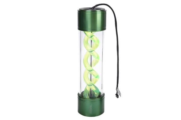 Alphacool 15305, Behållare, Gjuten aluminium, Gjuten aluminium, Grön, Transparent, Universal, 250 mm, 65 mm