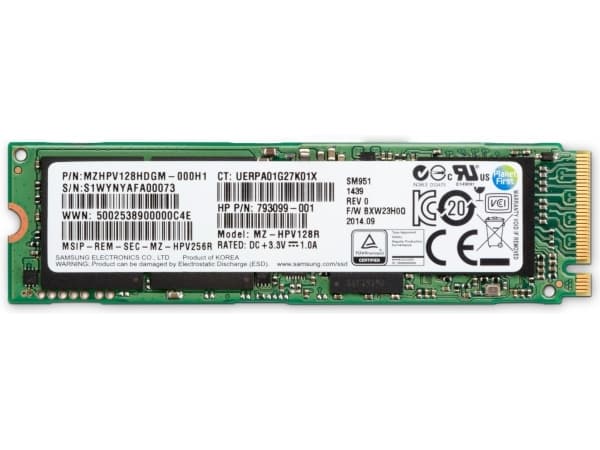 HP Z Turbo Drive - SSD - 512 GB - inbyggd - M.2 - PCIe 3.0 x4 (NVMe) - för Workstation Z4 G4, Z6 G4