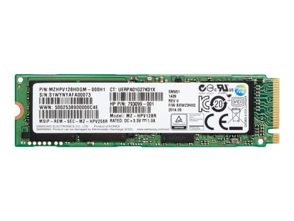 HP Z Turbo Drive - SSD - 512 GB - inbyggd - M.2 - PCIe 3.0 x4 (NVMe) - för Workstation Z4 G4, Z6 G4