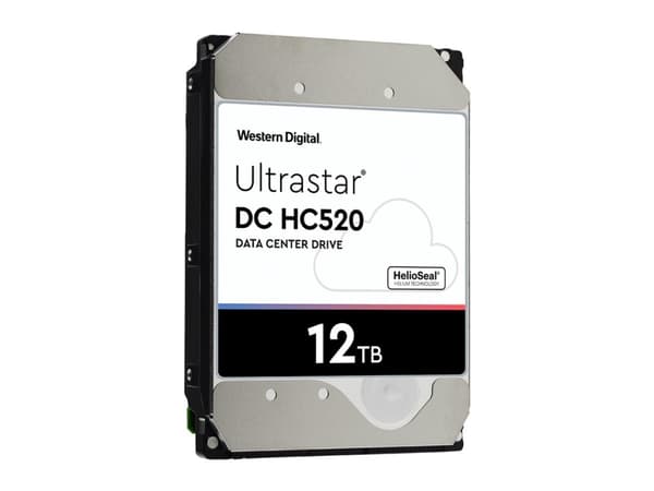 WD Ultrastar DC HC520 HUH721212AL5200 - Harddisk - 12 TB - intern - 3,5" - SAS 12Gb/s - 7200 rpm - buffer: 256 MB