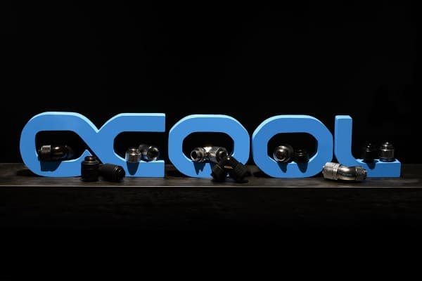 Alphacool 17196, Liitoskappaleet, Messinki, Kromi, Musta, 25,5 mm, 22 mm, 17 mm