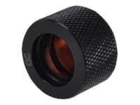 Alphacool 17196, Liitoskappaleet, Messinki, Kromi, Musta, 25,5 mm, 22 mm, 17 mm