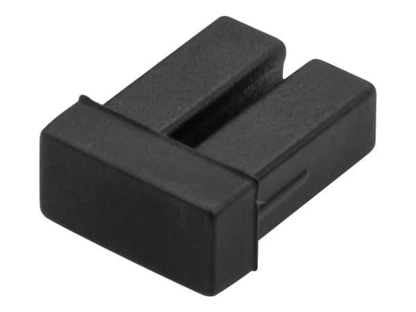 StarTech.com LC SFP Dust Covers 10pk - Fiber Optic Dust Caps - SFP Port Dust Covers (SFPLCCAP10) - Støvdeksel - svart (en pakke 10)