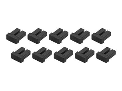 StarTech.com LC SFP Dust Covers 10pk - Fiber Optic Dust Caps - SFP Port Dust Covers (SFPLCCAP10) - Støvdeksel - svart (en pakke 10)