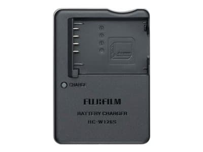 Fujifilm BC W126S - Batterilader - 1 x batterier lader - for X Series X100, X-A5, X-A7, X-E4, X-H1, X-Pro3, X-S10, X-T100, X-T200, X-T3, X-T30, X-T50 Sort