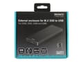Miniatyrbilde 3 av 5: DELTACO MAP-K16N - Lagringspakke - M.2 - SATA 6 Gb/s - USB 3.1 (Gen 1)