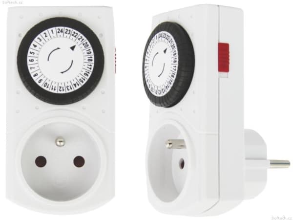 Emos P5504, Daglig timer, 1 dag, 16 A, 230 V