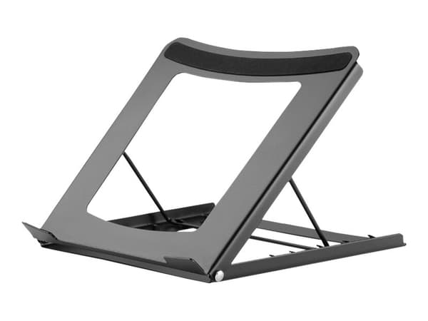 Neomounts NSLS075 - Ställ - för notebook - puderbelagt stål - svart - skärmstorlek: 10"-15" - skrivbord