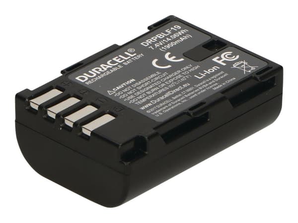 Duracell - Batteri - Li-Ion - 1900 mAh - 14.06 Wh - for Panasonic Lumix G AG-GH4UP, DC-G9, G9L, G9M, GH5, GH5L, GH5M, DMC-GH3WA, GH4M, GH4R, GH4U