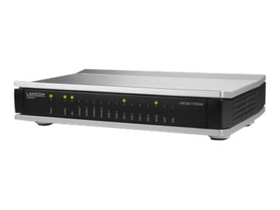 LANCOM 1793VAW - - trådløs ruter - - ISDN/DSL 4-portssvitsj - 1GbE, PPP - WAN-porter: 2 - Wi-Fi 5 - Dobbeltbånd - VoIP-telefonadapter Sort, Grå