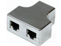 MicroConnect Y-ADAPTER - Nettverksplitter - RJ-45 (hann) til RJ-45 (hunn) - skjermet