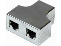 MicroConnect Y-ADAPTER - Nettverksplitter - RJ-45 (hann) til RJ-45 (hunn) - skjermet