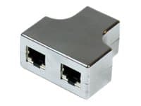 MicroConnect Y-ADAPTER - Nettverksplitter - RJ-45 (hann) til RJ-45 (hunn) - skjermet