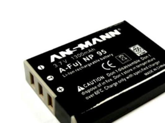 Ansmann A-Fuji NP-95 - Kamerabatteri Li-Ion 1700 mAh - for Fujifilm X100S, X100T, X-S1, FinePix F30, F30 Zoom, F31fd, REAL 3D W1, X100,
