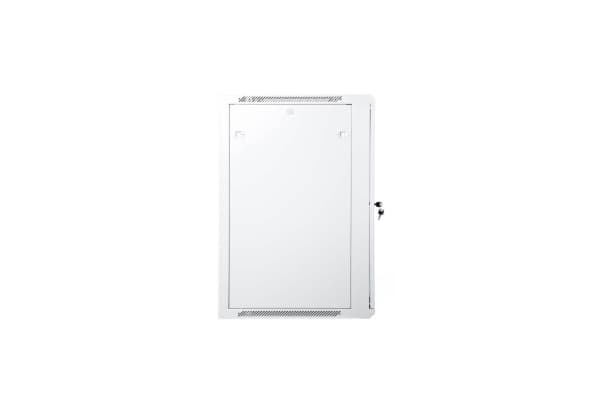 Digitus DN-W19 21U/600, Väggmonterad rack, 21U, 60 kg, Knapplås, Ljusgrå