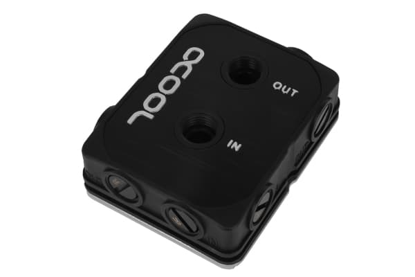 Alphacool 12936, Vattenblock, Nylon, Svart, LGA 2011 (Socket R), LGA 2011-v3 (Socket R), LGA 2066, LGA 3647 (Socket P), Socket SP3, Socket TR4, 63,8