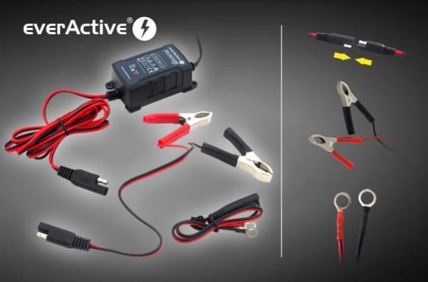 everActive automatisk batterilader 6V / 12V 1A (4995726)