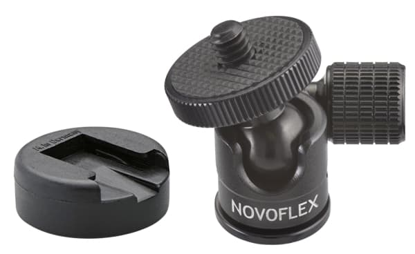 Novoflex M-NEIGER II, Kall skofäste, Svart, 1 kg, 1/4", 42 mm, 32 g