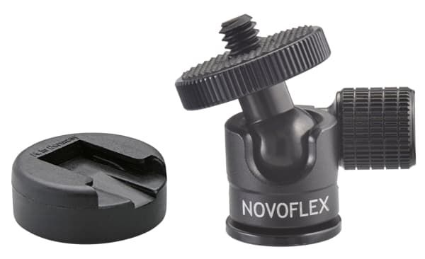 Novoflex M-NEIGER II, Kall skofäste, Svart, 1 kg, 1/4", 42 mm, 32 g