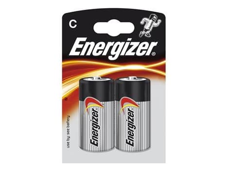 Energizer Alkaline Power C, Kertakäyttöinen akku, C, Alkali, 1,5 V, 2 kpl, Cd (kadmium), Hg (elohopea)