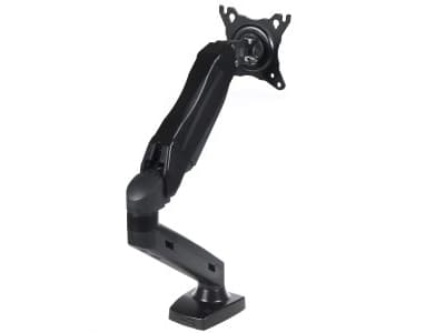 Maclean MC-860 - Monteringssett - justerbar arm - for LCD-skjerm - svart - skjermstørrelse: 13"-27" - skrivebordsmonterbar