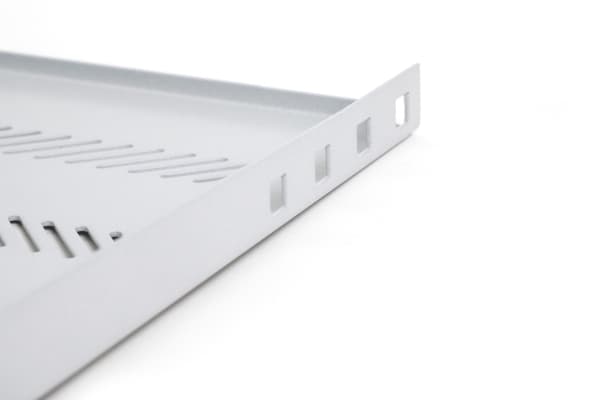 Digitus TN-19-650-1U-GY, Hylla, Grå, Stål, 25 kg, 1U, 48,3 cm (19")