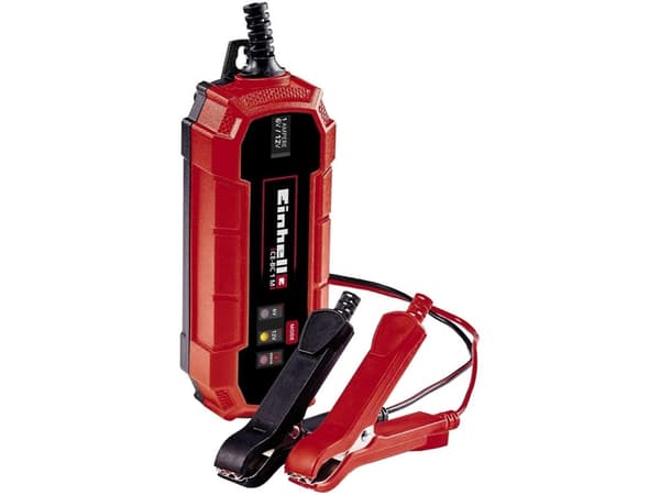 Einhell CE-BC 1 M, 6/12 V, 220 - 240 V, 50 Hz, IP65, Rød, 151 mm