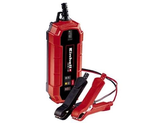 Einhell CE-BC 1 M, 6/12 V, 220 - 240 V, 50 Hz, IP65, Rød, 151 mm