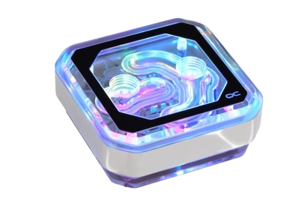 Alphacool 12947, Vesiblokki, Kupari, Nikkeli, Valkoinen, LGA 1150 (Pistoke H3), LGA 1151 (pistoke H4), LGA 1155 (Socket H2), LGA 1156 (Socket H), LGA