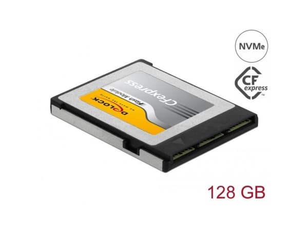 Delock - Flash-minneskort - 128 GB - CFexpress