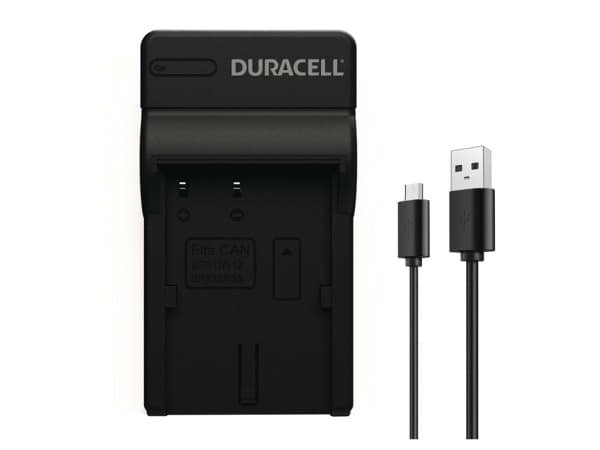 Duracell DRC5902, USB, Canon-BP511, Musta, Sisätilan akkulaturi, 5 V, 5 V